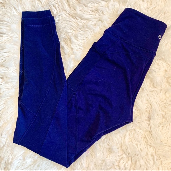 Lululemon Leggings with Mesh Detail - Picture 2 of 5